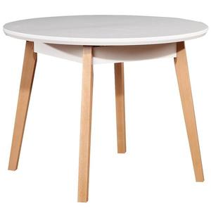 Rozkladací stôl ST39 100/130x100cm biely/buk vyobraziť