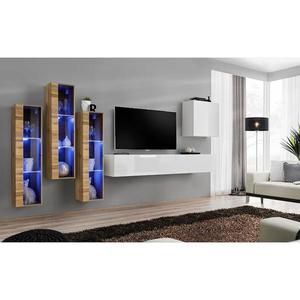 Obývacia stena Switch Sklo +LED XIII Wotan vyobraziť