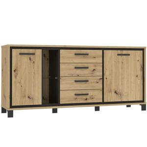 Komoda L Trondheim 2D4S TDHK242L Dub Artisan vyobraziť