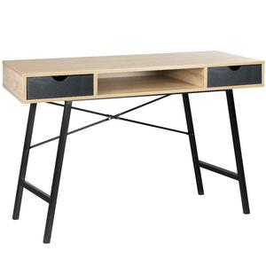 Písací stôl Loft sonoma/ čierny vyobraziť