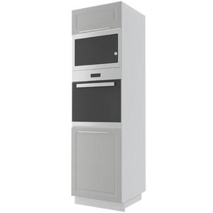 Kuchynská skrinka Emporium D14RU light grey stone/biela vyobraziť