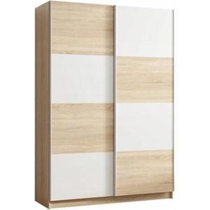 Skriňa Alfa 3 150 cm dub sonoma/biela vyobraziť
