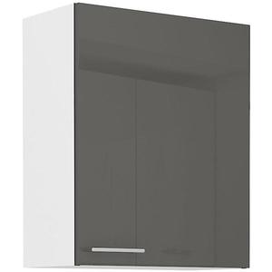 Kuchynská skrinka Lara 60g-72 1f Mdf sedá lesk vyobraziť