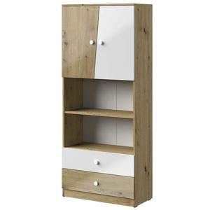 Regál Nero 04 80 – Biely Lesk vyobraziť