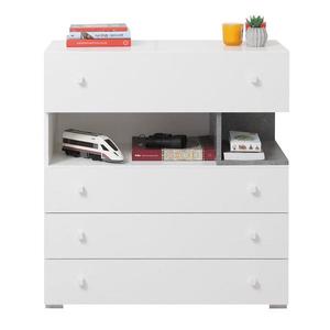 Komoda Sigma SI11 Biely Lux/betón vyobraziť