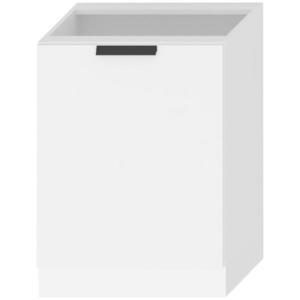 Kuchynská skrinka Denis d60pc pl biely satén mat/biela vyobraziť