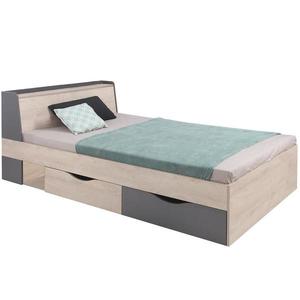 Posteľ Delta 124 dl15 dub/antracit vyobraziť