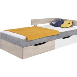 Posteľ Sigma betón/biela/dub 94 SI15 vyobraziť