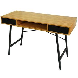 Pracovný Stôl Manila čierny/bambus vyobraziť