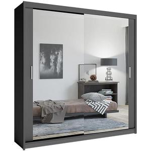 Skriňa Lux 203 Šedá + 2 x Zrkadlo vyobraziť