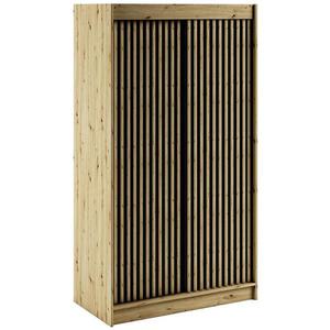 Skriňa Lamelo 1 120 Dub Artisan/čierna vyobraziť