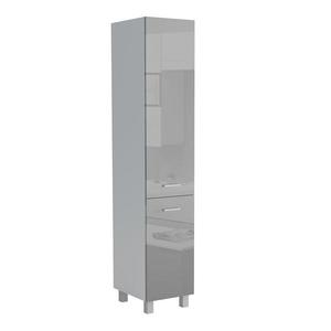 Kuchynská skrinka Lucjan 60DK 2F 2100 LUX šedá vyobraziť