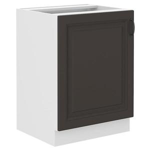 Kuchynská skrinka STILO grafit mat/biely 60d 1f bb vyobraziť