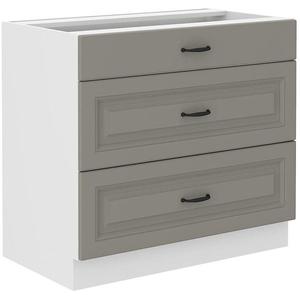 Kuchynská skrinka Stilo claygrey/biely 80d 3s bb vyobraziť