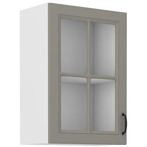 Kuchynská skrinka Stilo claygrey/biely 40gs/72 1f vyobraziť