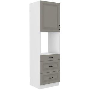 Kuchynská skrinka Stilo claygrey/biely 60dps/210 3s 1f vyobraziť