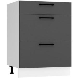 Kuchynská skrinka Max D60s/3 šedá vyobraziť