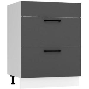 Kuchynská skrinka Max D60pc S/2 Zasl šedá vyobraziť