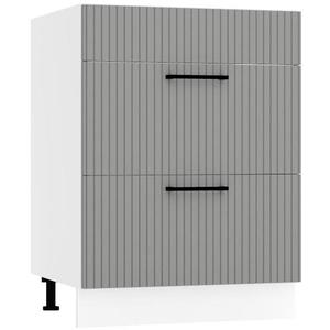 Skrinka do kuchyne Kate d60pc s/2 zasl šedá mat vyobraziť