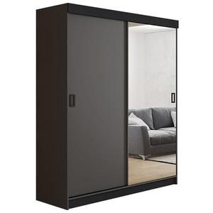 Skriňa Retro 138 1L grafit/ Dvierka grafit vyobraziť