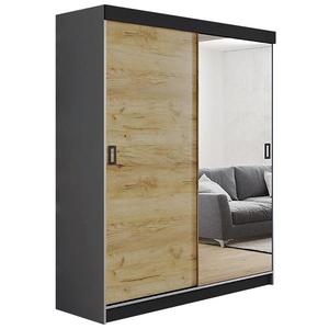Skriňa Retro 138 1L grafit/ Dvierka craft vyobraziť