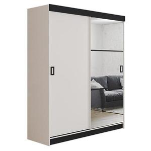 Skriňa Retro 138 5L Biely / Dvierka biely vyobraziť