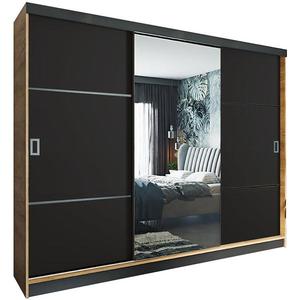 Skriňa Retro 200 3L craft/ dvierka čierna vyobraziť
