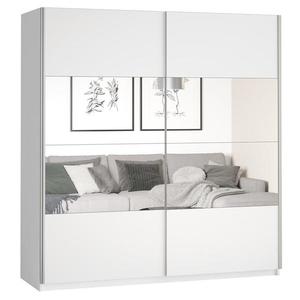 Skriňa 2d posuvné so zrkadlom 180 Beta 56 biela vyobraziť