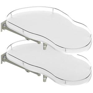 Zásuvka Optima 800/450 pravá chróm/biela vyobraziť