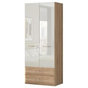 Skriňa 2d2s Gala p22/gl lakovaná pacific walnut/beige vyobraziť