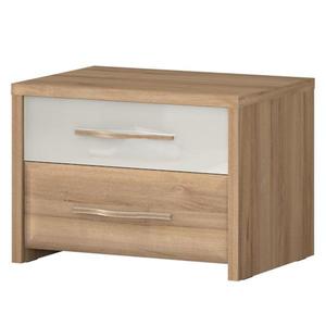Nočný stolík Gala ns2/gl pacific walnut/beige vyobraziť