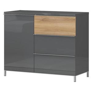 Komoda 1d3s Onyx k13/on lakované pacific walnut/anthracit vyobraziť