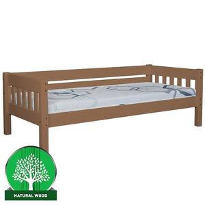 Posteľ Lucas 90x200 borovica morená dub vyobraziť