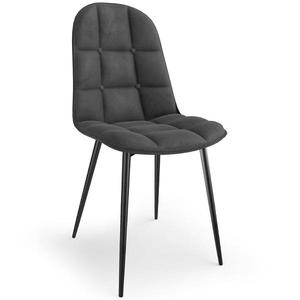 Stolička K417 Velvet/Kov Šedá vyobraziť