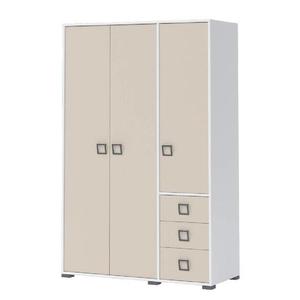 Skriňa 3D3S Kiki G33-BE/KI-01 white/sand vyobraziť