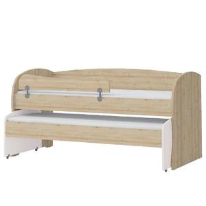 Posteľ Kiki KRD1-BK/KI-15 beech/white vyobraziť