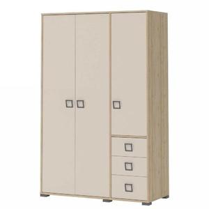 Skriňa 3D3S Kiki G33-BK/KI-01 beech/sand vyobraziť