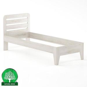 Posteľ buková LK189–90x200 bielený vyobraziť