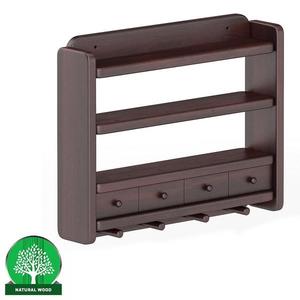 Polička borovica PK118-50x40x10 orech vyobraziť