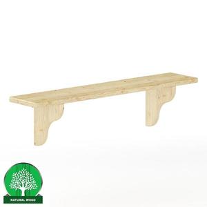 Polička borovica PK120-100x25x20 surová vyobraziť