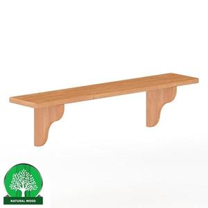 Polička borovica PK120-100x25x20 jelša vyobraziť