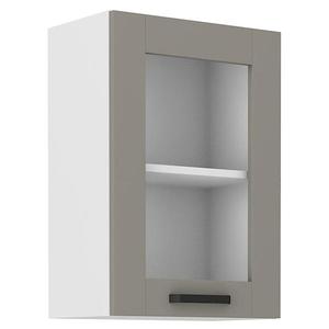 Kuchynská skrinka Luna claygrey/biela 40GS-72 1F vyobraziť
