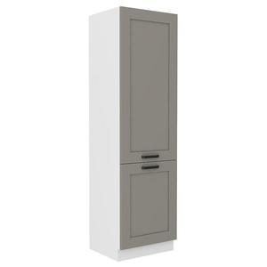 Kuchynská skrinka Luna claygrey/biela 60LO-210 2F vyobraziť