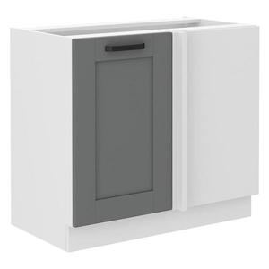 Kuchynská skrinka Luna dustgrey/biela 105 ND 1F BB vyobraziť