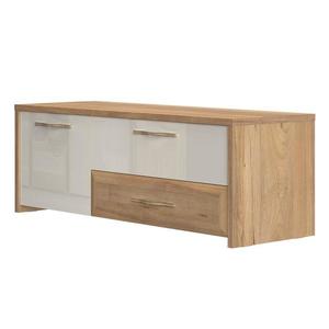 TV stolík Gala TV135-1K2F/GL lakované pacific walnut/beige vyobraziť