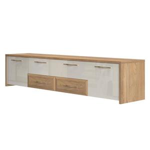TV stolík Gala TV220-2K4F/GL lakované pacific walnut/beige vyobraziť