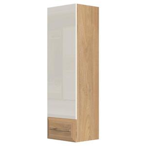 Vitrína Gala VK35-1K/GL lakované pacific walnut/beige vyobraziť