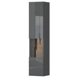 Vitrína Onyx VK30-1KS/ON lakované anthracite/pacific walnut vyobraziť