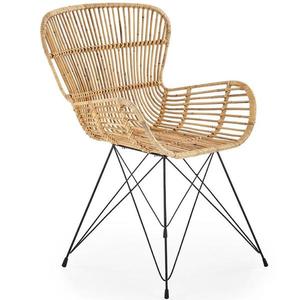Stolička K335 Rattan/Kov Natural vyobraziť