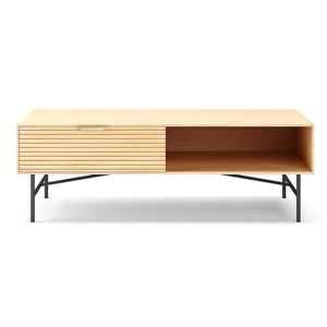 TV stolík Bassel 2519 120X60X40 prírodný/čierna vyobraziť